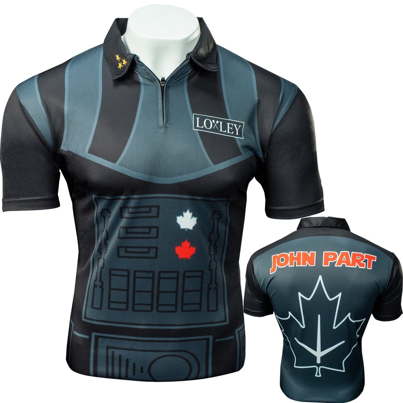*Loxley John Part Dart Shirt – Darth Maple – Black 2XL