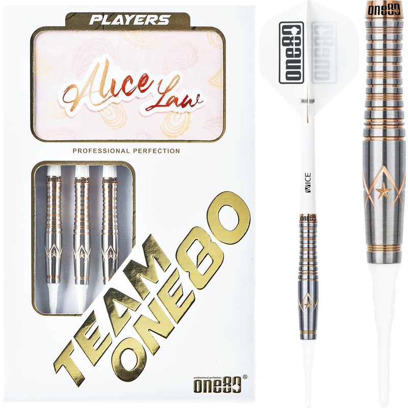 One80 Alice Law Stone Darts – Soft Tip – V2 – Bronze Star 18g