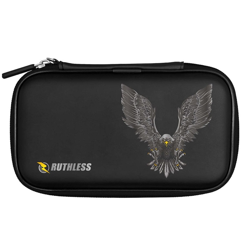 Ruthless Designed EVA Dart Case – Large – Black – Eagle