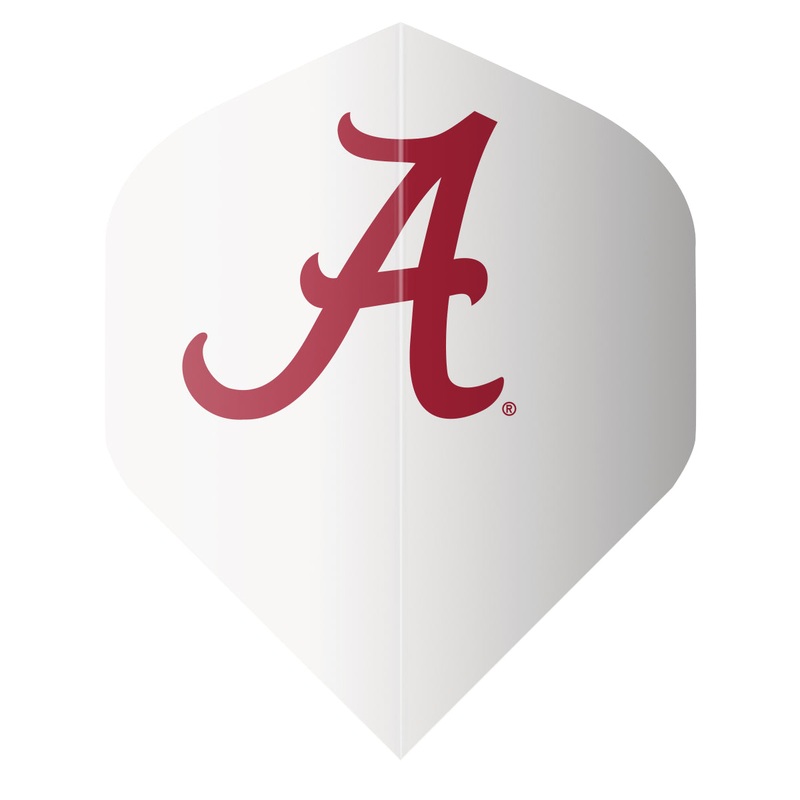 Shot NCAA Alabama Crimson Tide Flight Set White Standard 100 Micron Polymer