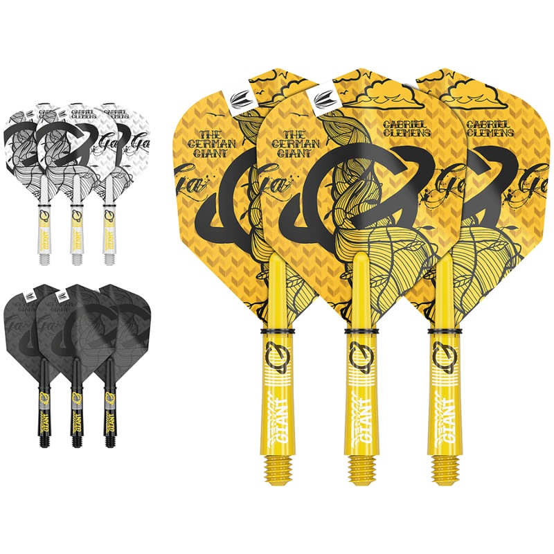 Target Gabriel Clemens Ink Flight Shaft Combo 3 Sets Short