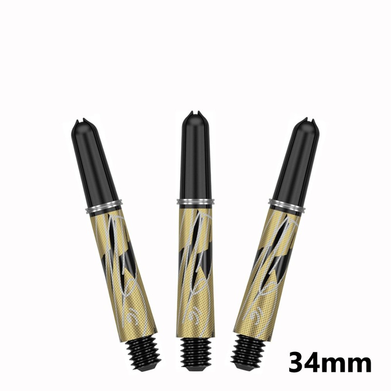 Target Pro Grip Icon  Phil Taylor Dart Shafts Gold Short – 34mm