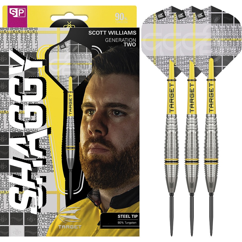 Target Scott Williams G2 Swiss Point Steel Tip Darts 23 grams
