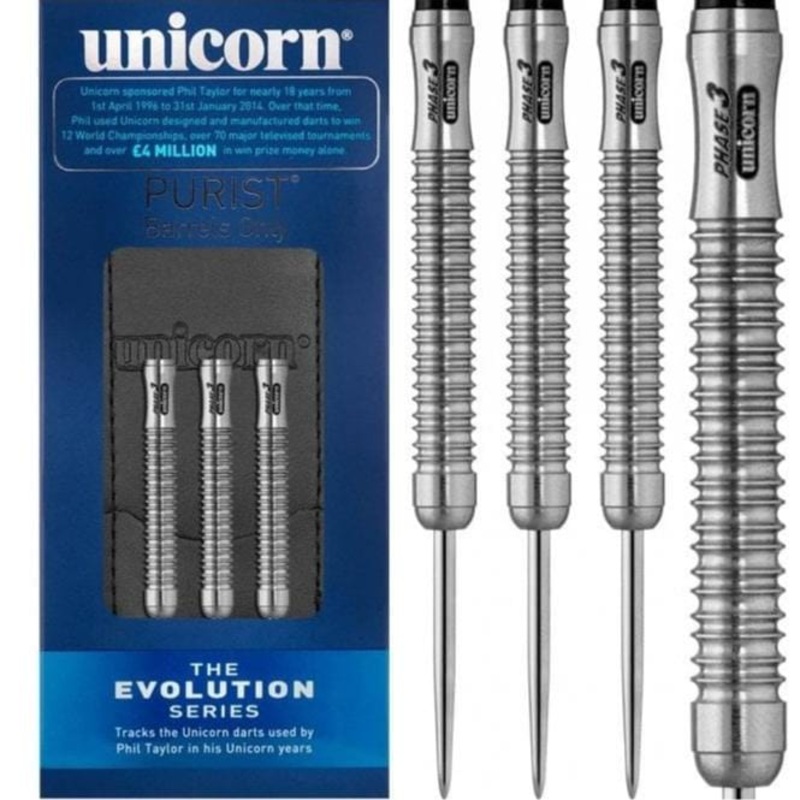 Unicorn Evolution Darts – Steel Tip – Phase 3 Purist – 24g 24g