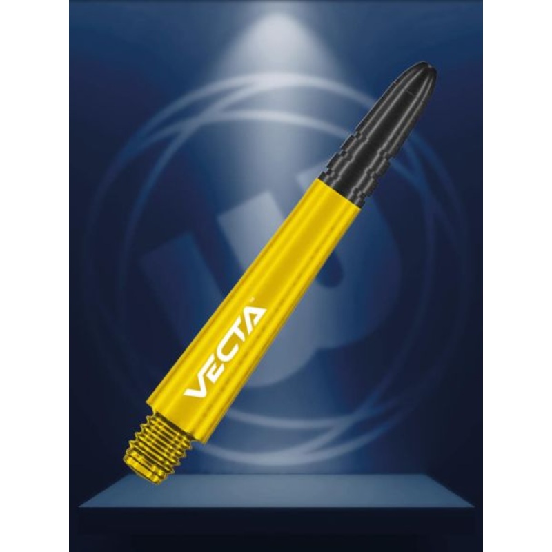 Winmau Vecta Yellow Intermediate Polycarbonate Intermediate (37mm in length excluding thread) Yellow