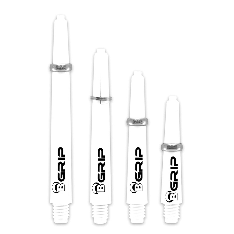 *BULL’S B-Grip SL Shafts – Polycarbonate – White Medium
