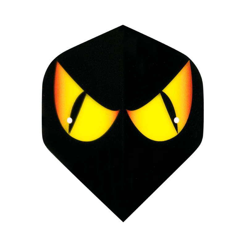 Dart Flights – Poly Metronic – Extra Strong – Std – Yellow Eyes