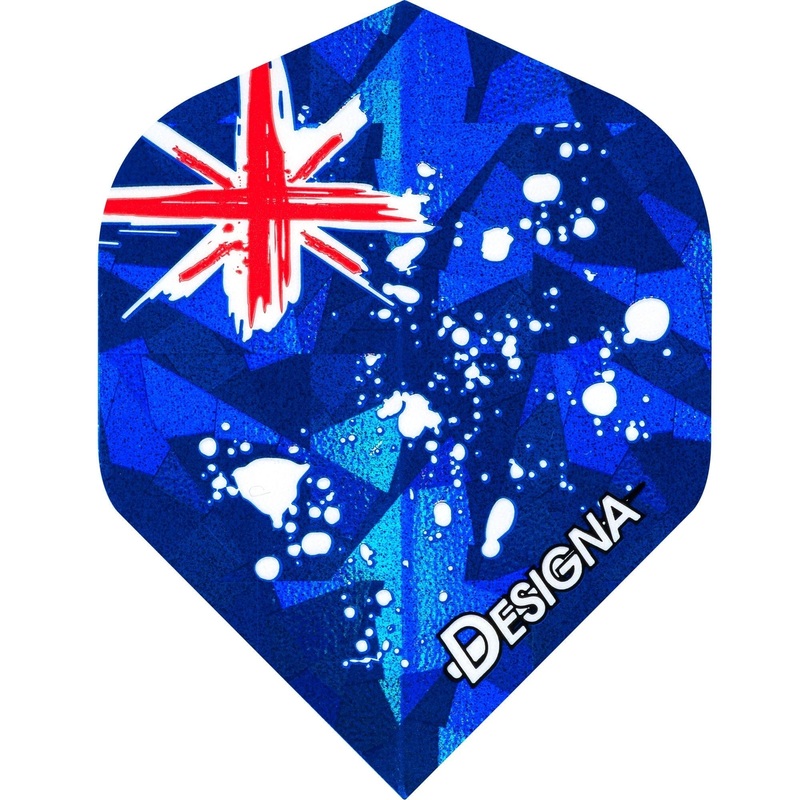 *Designa Patriot Dart Flights – Hologram – Std – Australia