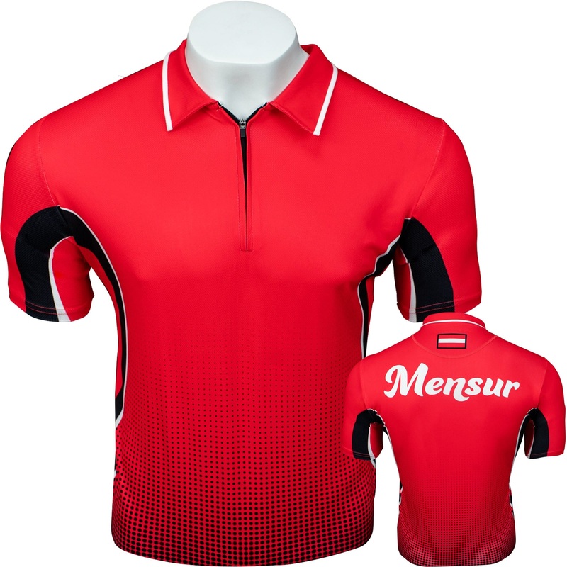 *Legend Darts – Mensur Suljovic – Dart Shirt – Red Small
