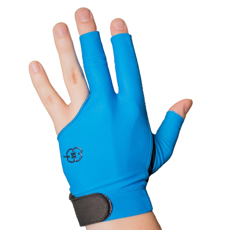 McDermott Blue Billiard Glove – Left Hand Medium