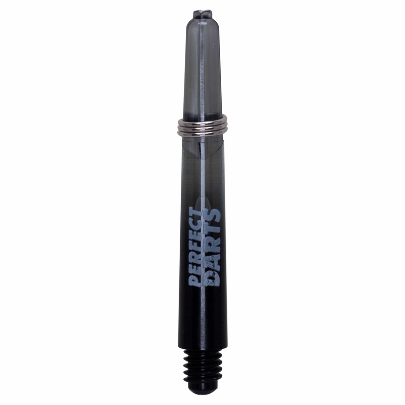 Perfect Darts – Two Tone Shafts – Polycarbonate – Black & Grey – Tweenie – 3 Sets Pack
