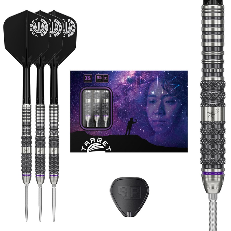 Prime Series Sirius G3 90% Tungsten SP Steel Tip Darts by Target Japan 23 Gram