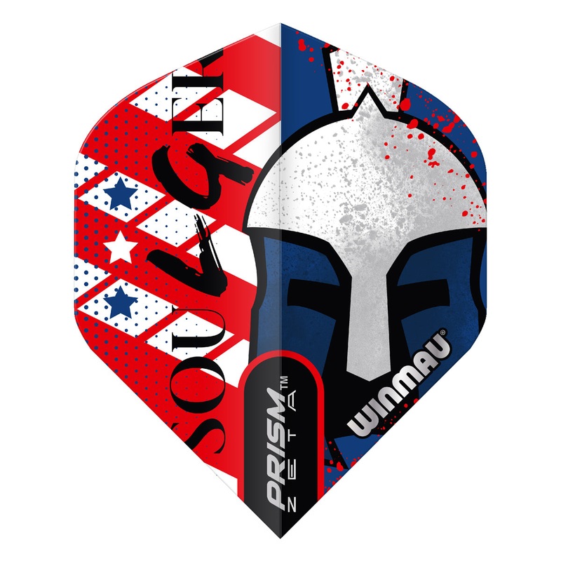 Prism Zeta Soulger Helmet USA Dart Flights by Winmau