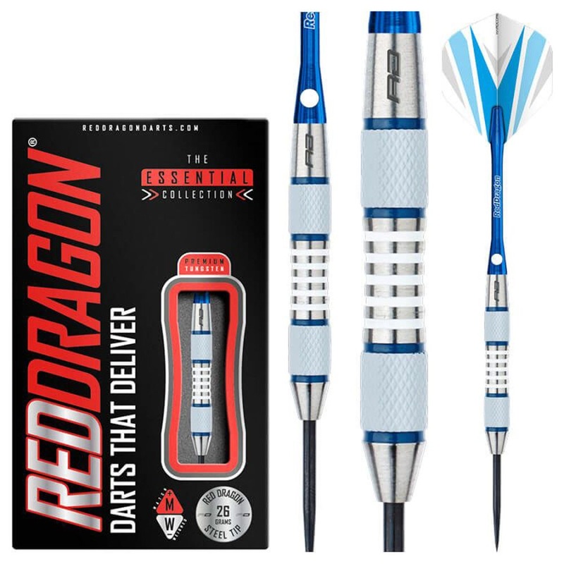 Red Dragon 85% Tungsten Stag Steel Tip Darts 24 grams