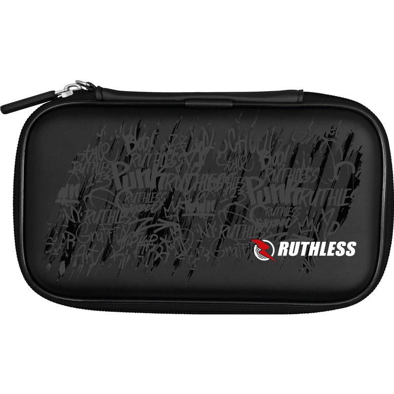Ruthless Designed EVA Dart Case – Large – Black – Graffiti – Grey