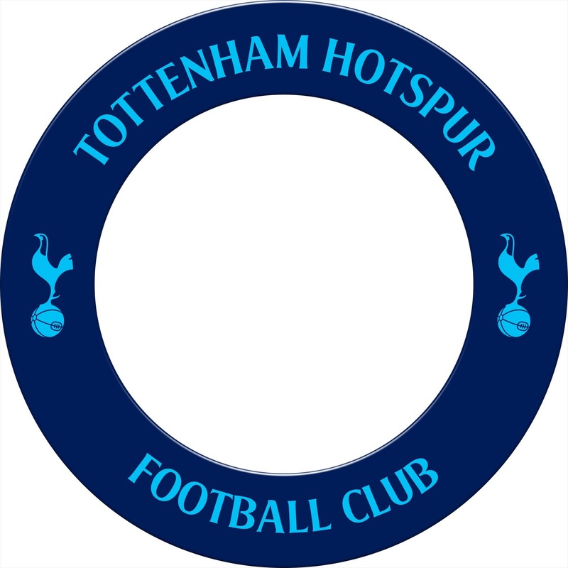Tottenham Hotspur Dartboard Surround – Official Licensed – Spurs – S3 – Navy & Sky Blue