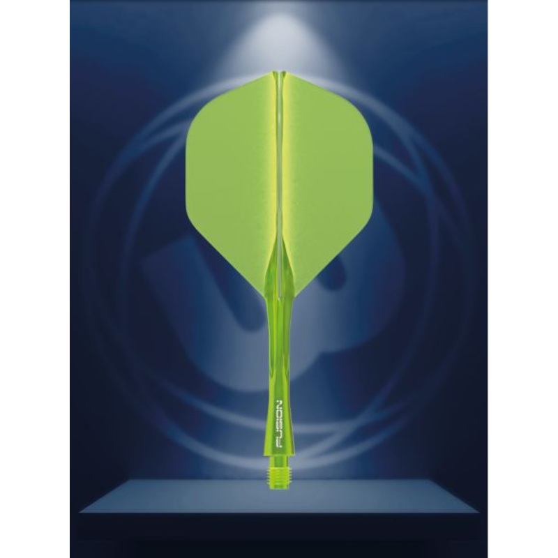 Winmau Fusion Integrated Flight & Shaft Dark Yellow Intermediate Yellow Intermediate (28mm in length excluding thread) Polycarbonate