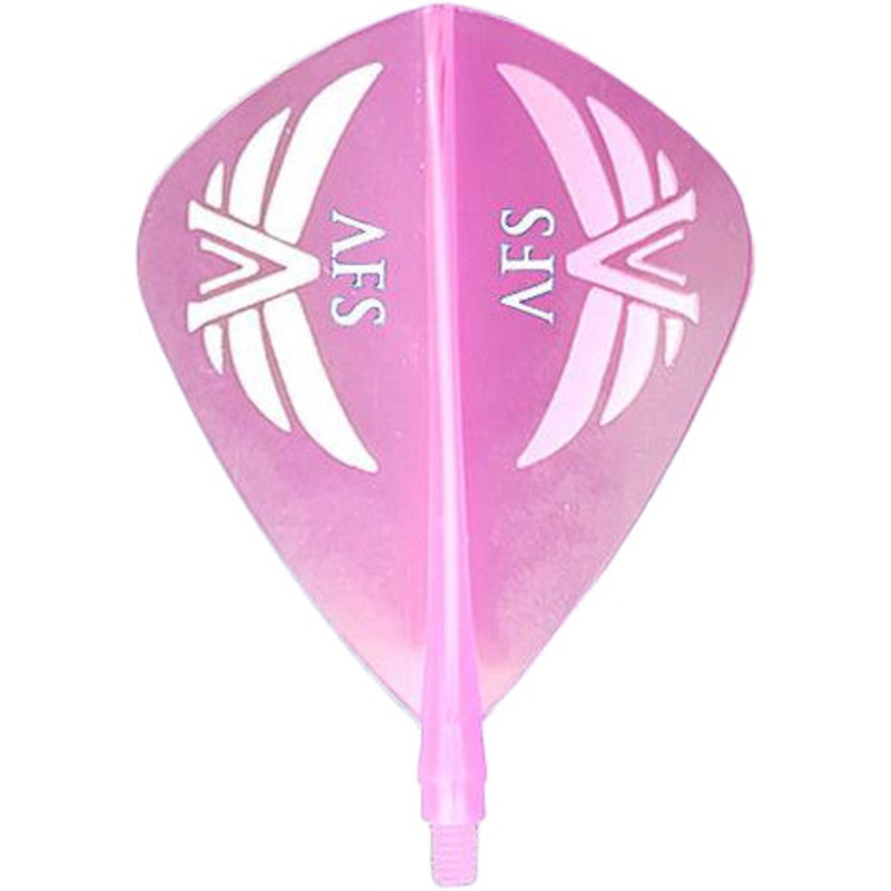 Accurate AFS Dart Flights – Kite Soft Pink