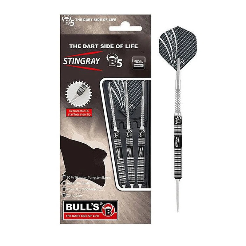 Bull’s DE Stingray 90% Tungsten Steel Tip Darts 22g ST1