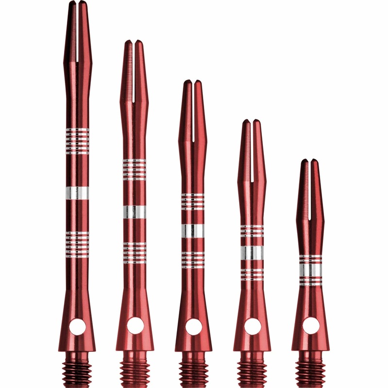 *Designa Multiline Aluminium Shafts – Regrooved – Red Long