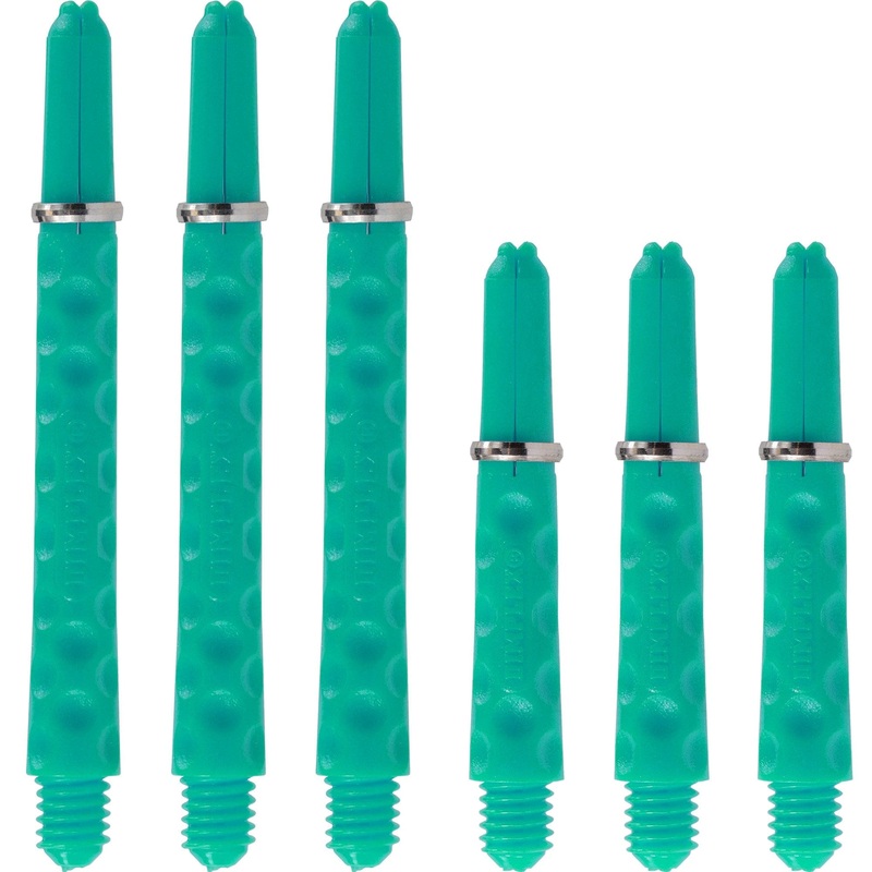 Harrows Dimplex Shafts – Dart Stems – with Rings – Jade Medium