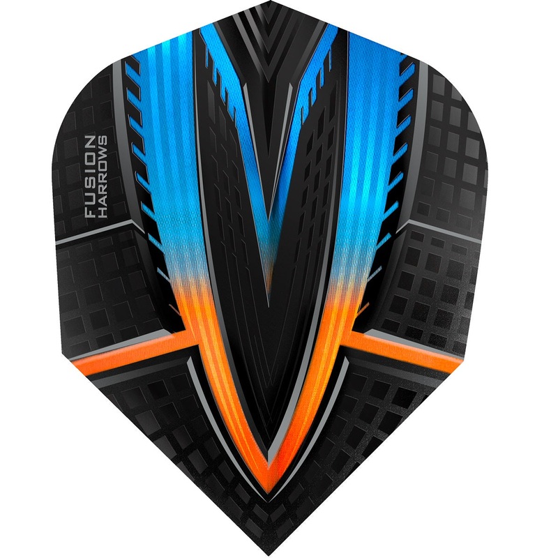 Harrows Fusion Standard Shape Dart Flights – Orange – 4405