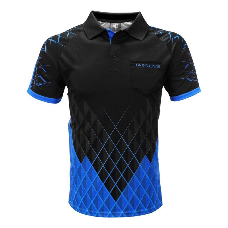 Harrows Paragon Dart Shirt Blue M