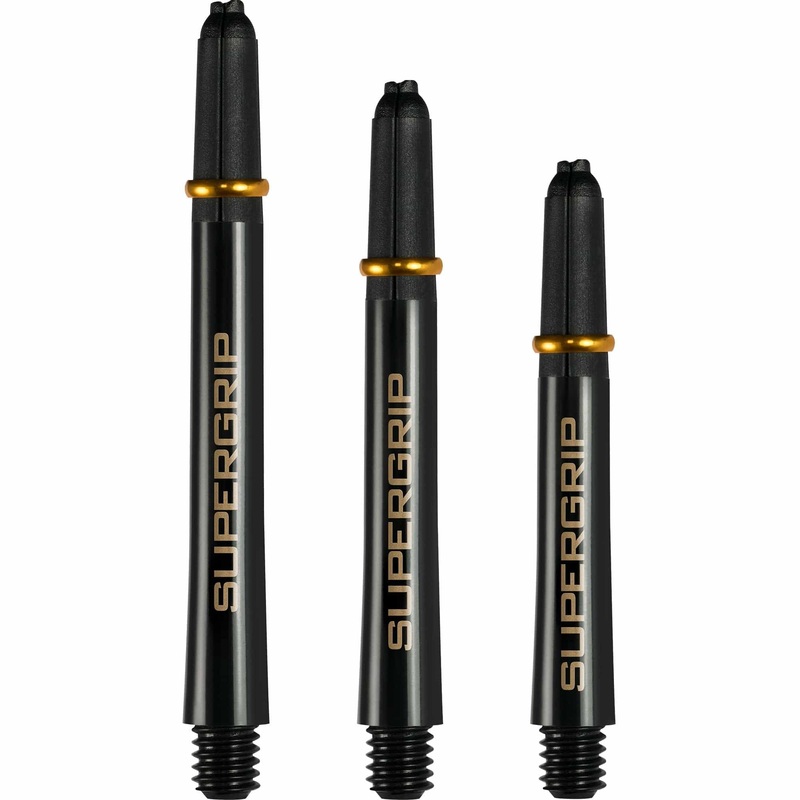 Harrows Supergrip Shafts – Dart Stems – Black Gold Medium