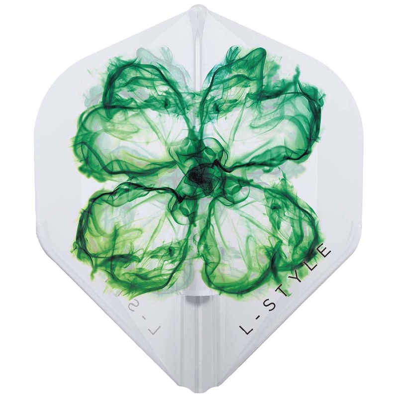 L-Style EZ Robyn Byrne Clover V2 Dart Flights – L1 / Standard Clear