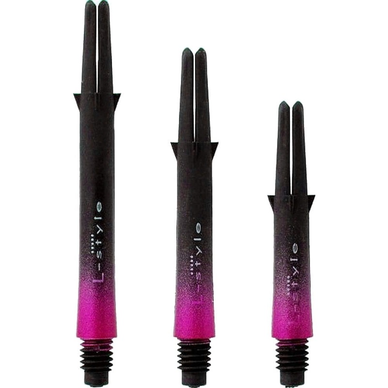 *L-Style – L Shafts – Carbon Two Tone – Black and Pink – Short L Style 190 33mm Short