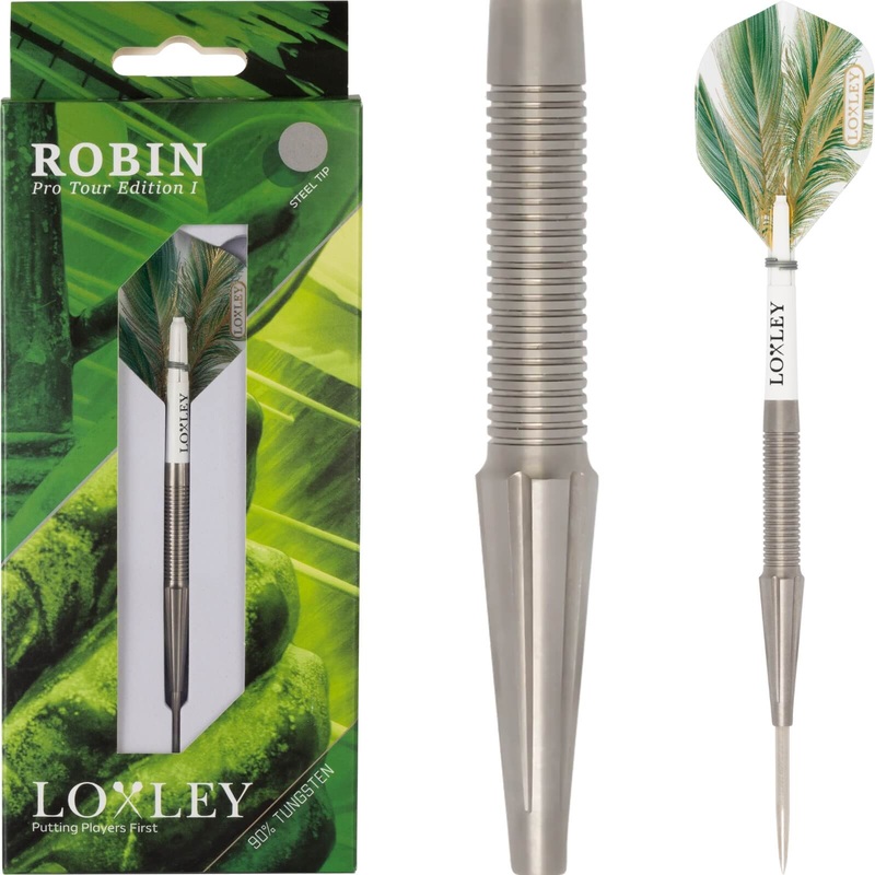 Loxley – Robin Pro Tour Edition 1 Darts – Steel Tip – 90% Tungsten – 21g 23g 25g 21 grams