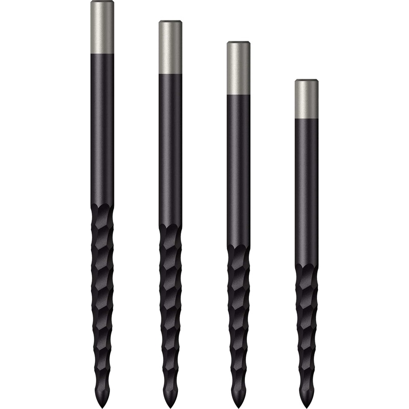 *Mission Lunar FS Dart Points – Spare Points – Rough Cut – Black 32mm