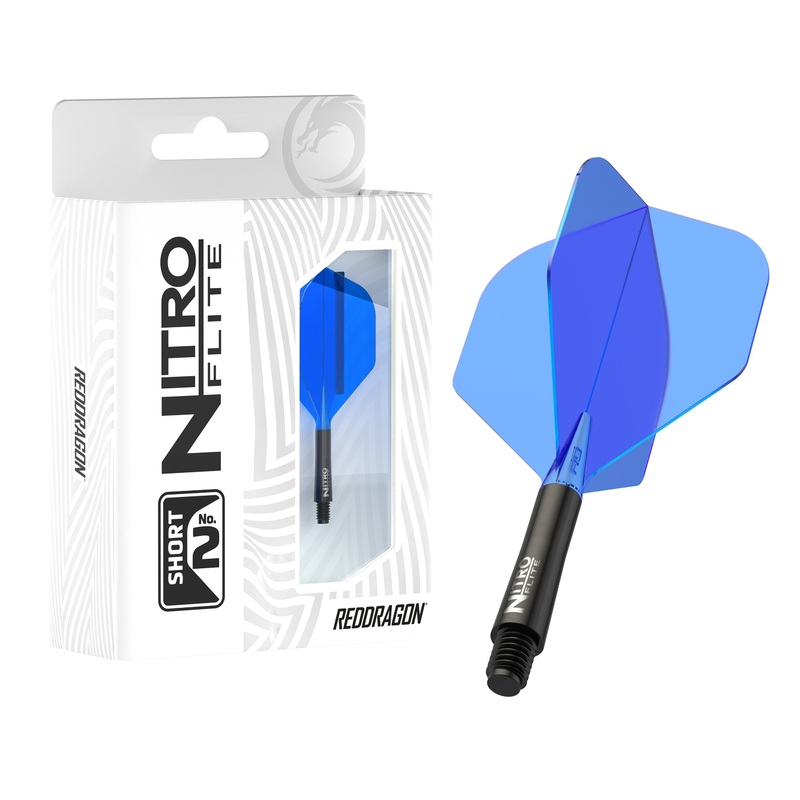 Nitro Flite –  Integrated Flight and Shaft Black & Blue Short