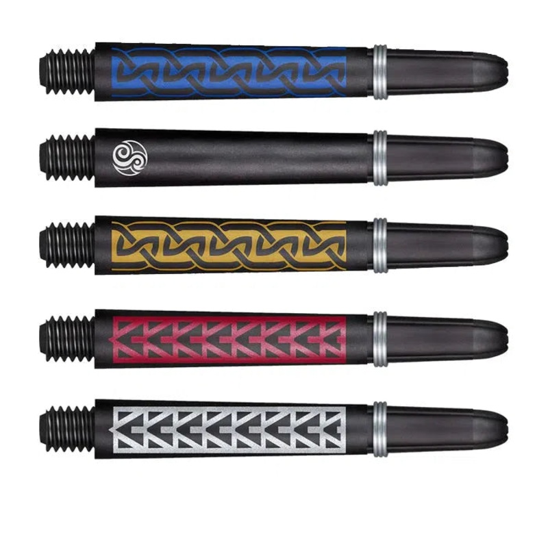 Shot Koi Carbon Dart Shafts Pataki White Short