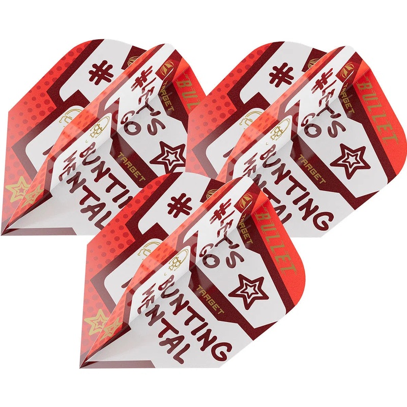 Target Darts Stephen Bunting Pro Ultra Ten-X Dart Flights x3 Sets