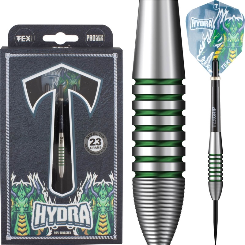 Tex – Hydra Darts – Steel Tip – 90% Tungsten – 23g 25g 23 grams