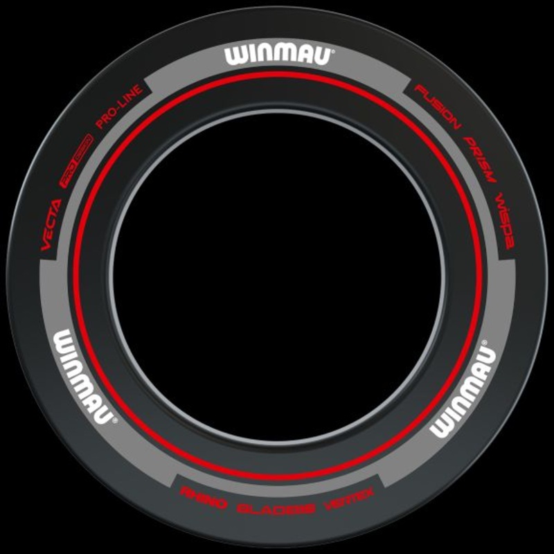 Winmau Advance Black/Red Surround Black/Red Not Included 43.6cm Inner Diameter, 67.5cm Outer Diameter