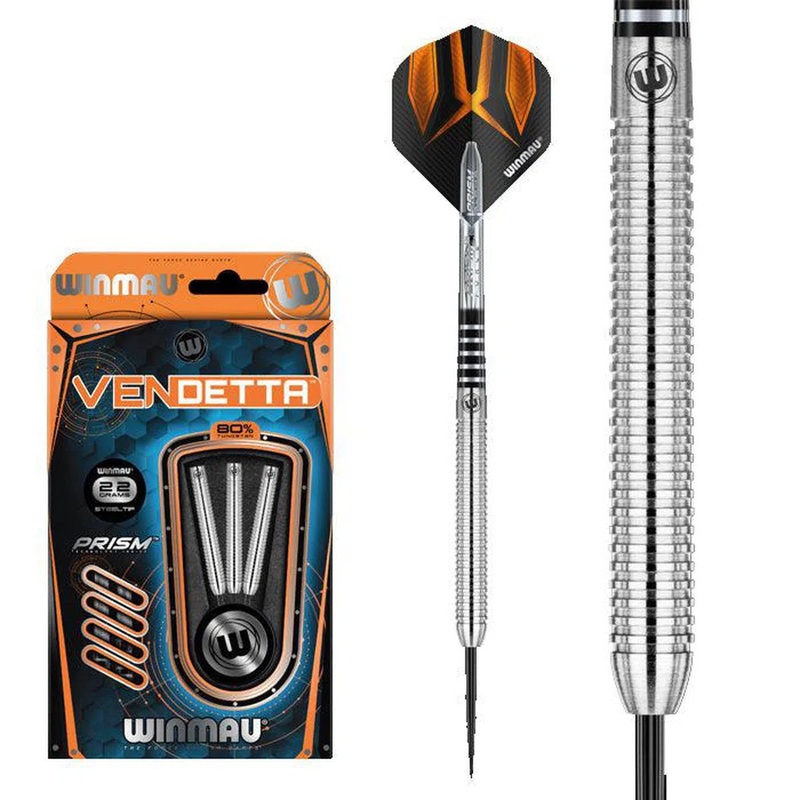 Winmau Vendetta 80% Tungsten Steel Tip Darts 21 GRAM