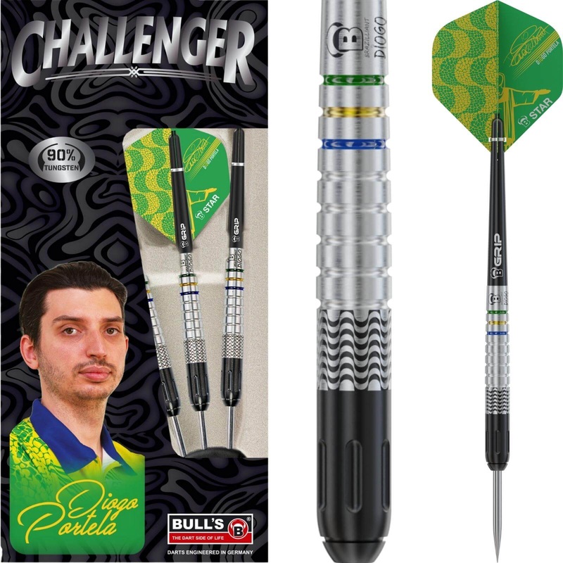 BULL’S – Diogo Portela Darts – Steel Tip – 90% Tungsten – 24g