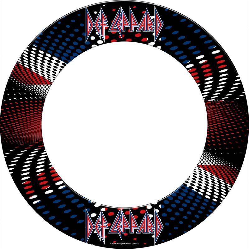 Def Leppard Dartboard Surround – Official Licensed – S3 – Professional – Union Jack