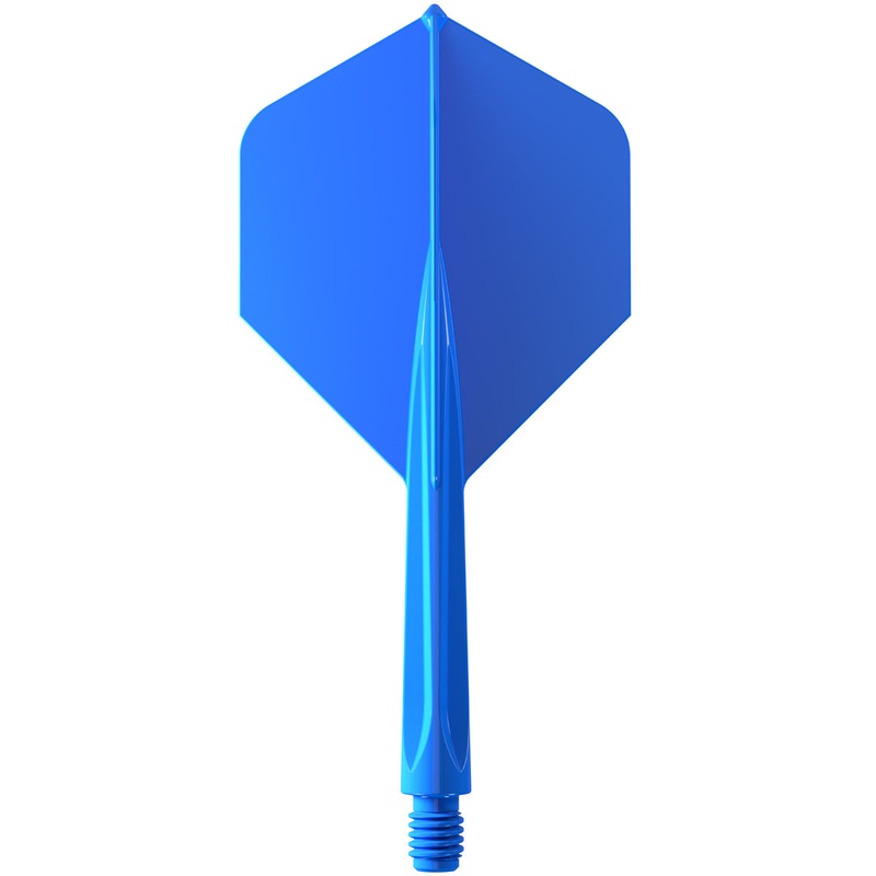 Forge Blue All-In-One Dart Flights by Unicorn Medium