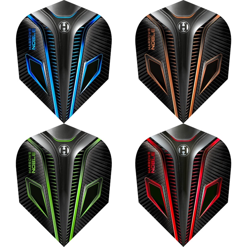 Harrows – Noble – Standard Dart Flights Aqua