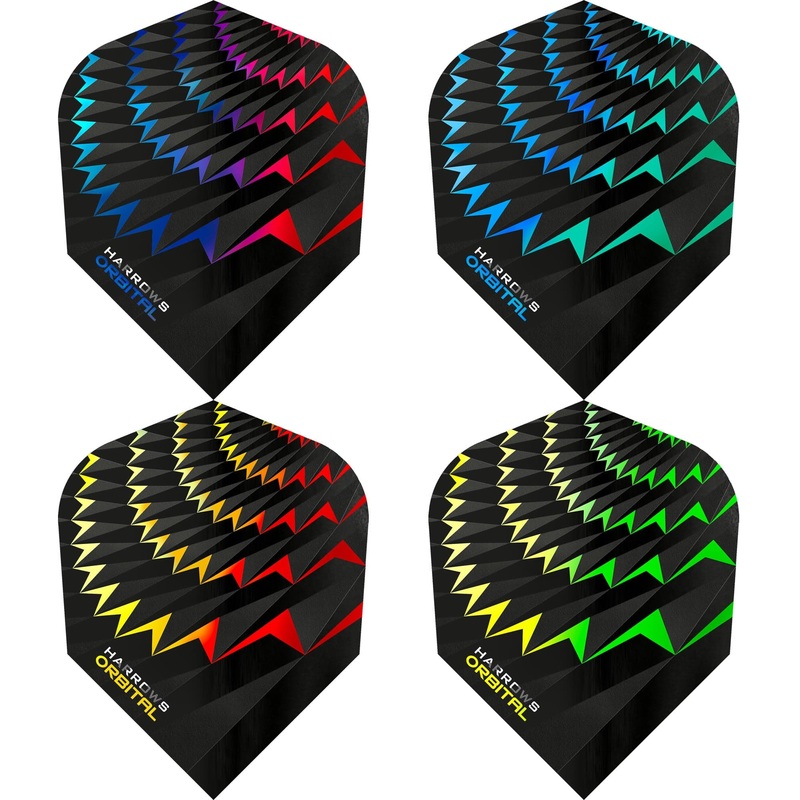 *Harrows Orbital Dart Flights – No6 – Std Aqua Blue Green