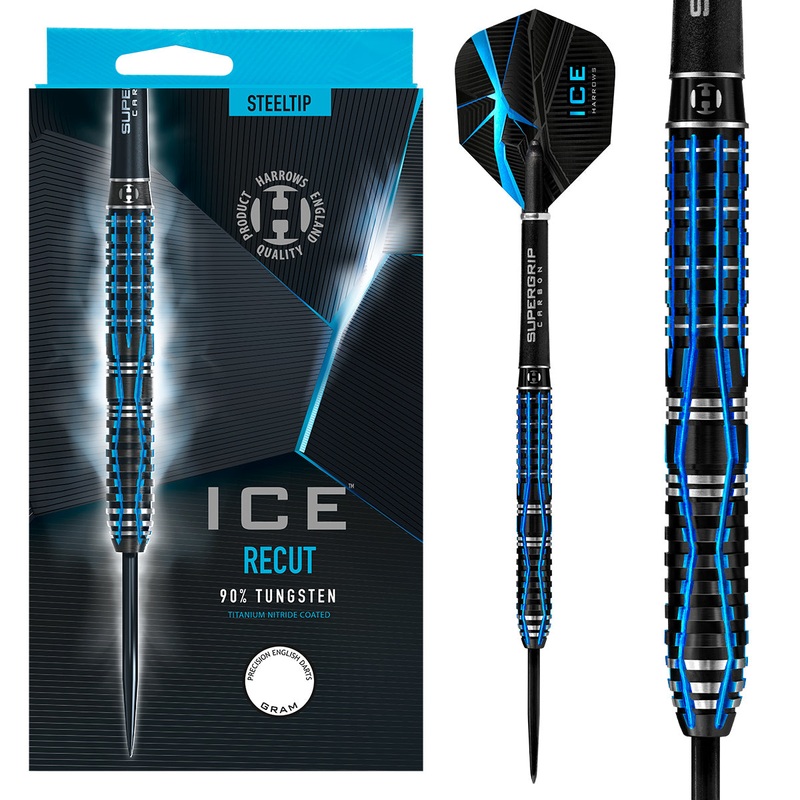 Ice Recut 90% Tungsten Steel Tip Darts by Harrows 21 Gram