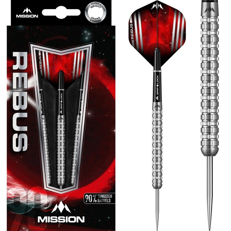 Mission Rebus Darts – Steel Tip – M3 – Linear Grip 23g
