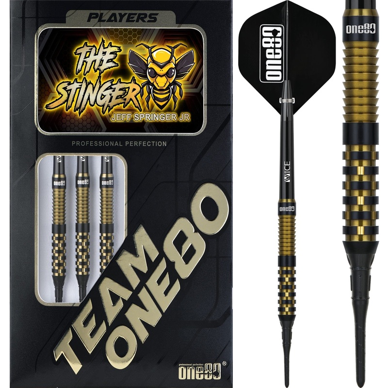 One80 Jeff Springer Darts – Soft Tip – 90% Tungsten 18g