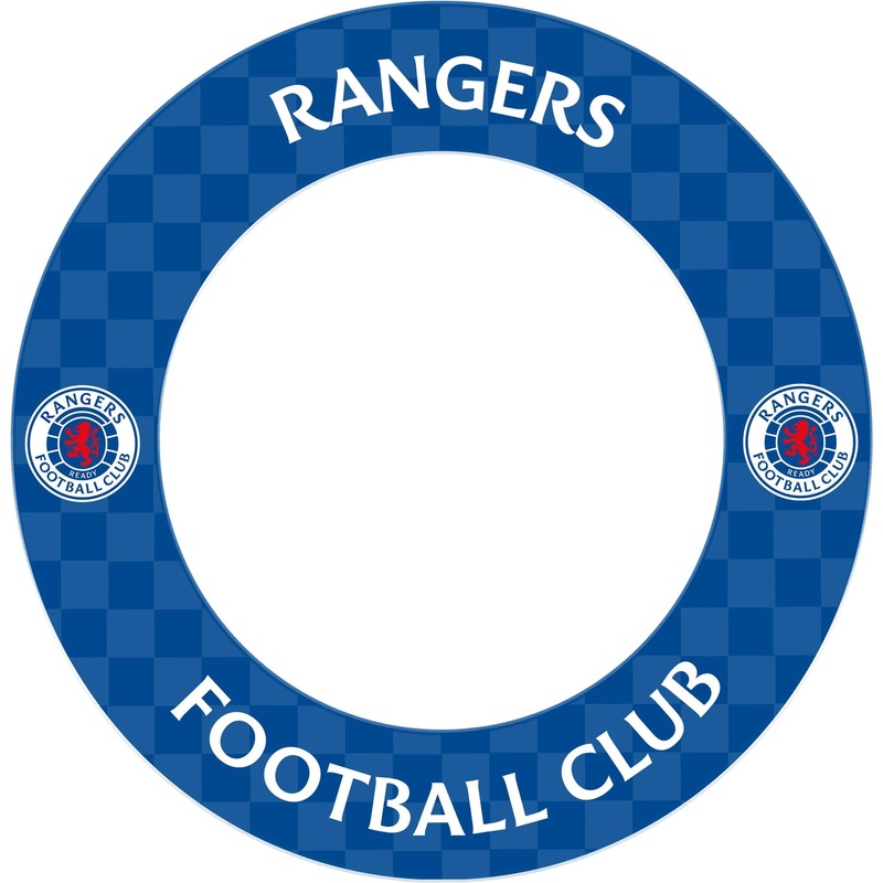 Rangers FC Dartboard Surround – Official Licensed – RFC – S1 – Check