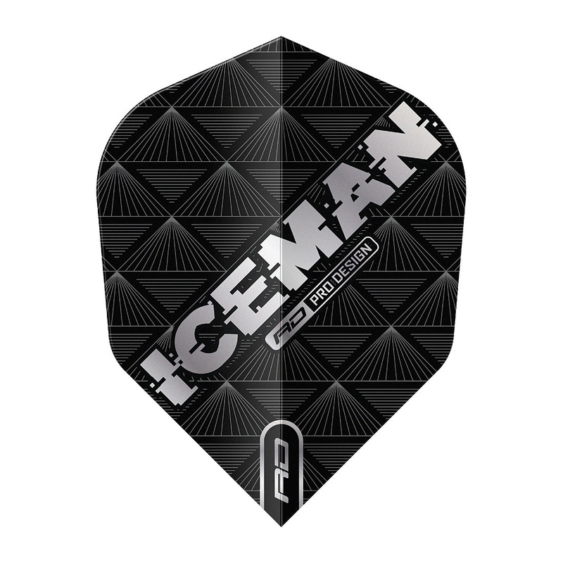 Red Dragon Hardcore Gerwyn Price Black Dart Flights No6 Shape