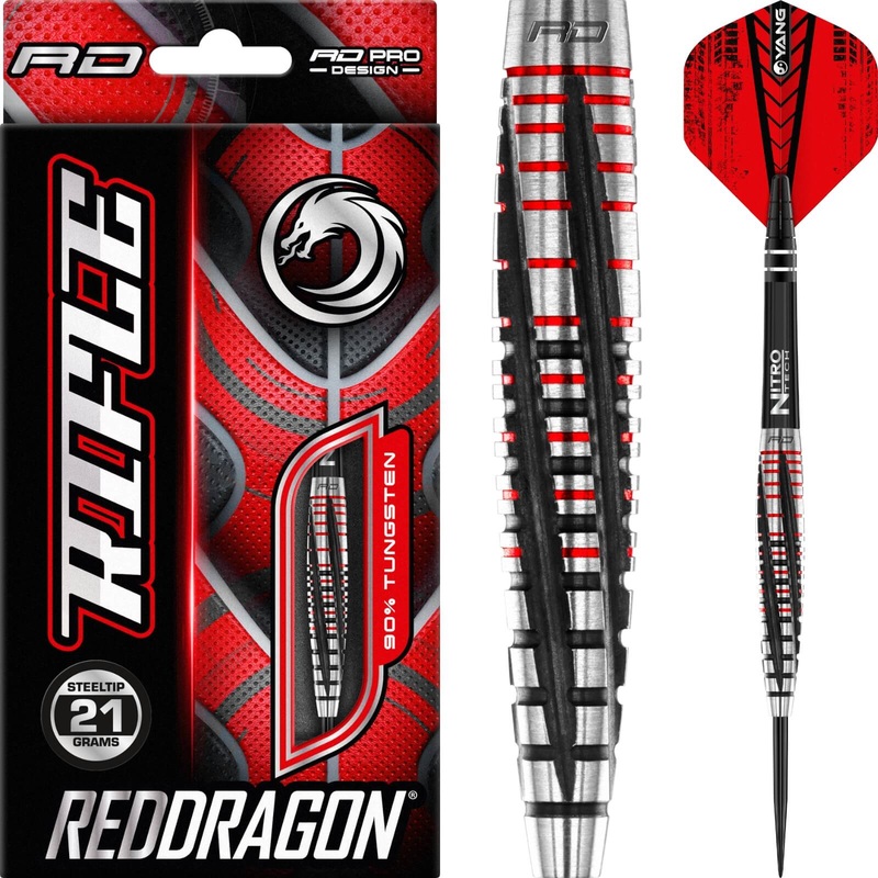 Red Dragon – Rifle Darts – Steel Tip – 90% Tungsten – 21g 23g 21 grams