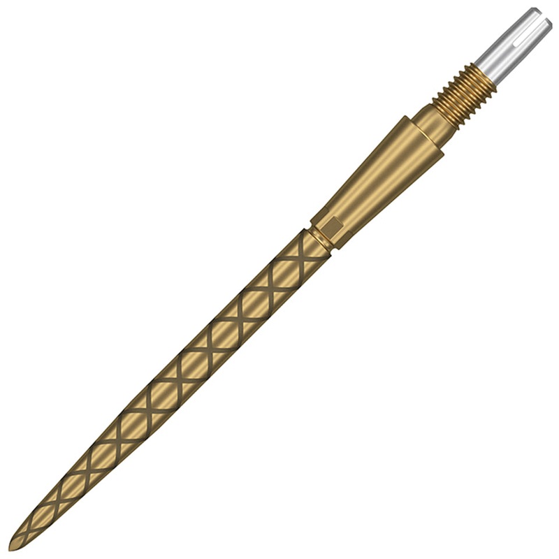 Target Swiss Storm Diamond Steel Points – 35mm Gold